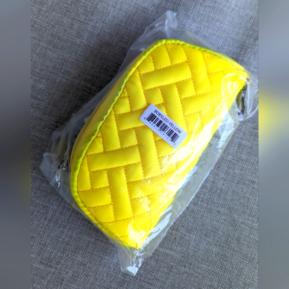 NWT Lug Bobsled Eyeglasses Case/Pouch in Yellow
